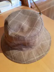 Vorschaubild 3 von Hut Herren Klassisch Braun Kariert Größe 56