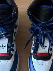 Vorschaubild 3 von Herren Sneaker Mid Top Weiß Blau Schwarz Rot Gr. 42 Streetwear