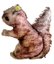 Vorschaubild 1 von Eichhörnchen Kuscheltier Plüschtier Braun 21cm Vintage Sammlerstück