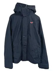 Vorschaubild 1 von Herren Übergangsjacke Kapuze Navy Blau Gr. M Leichte Jacke