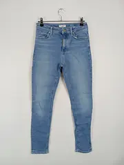 Vorschaubild 2 von Damen Jeans Skinny Fit Hose Blau Gr. 27x30 Casual