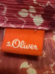 Vorschaubild 3 von Damen Bluse Gr. 34 Pink Blumenmuster Transparent 3/4-Arm