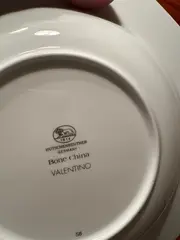 Vorschaubild 4 von Valentino Suppenteller Porzellan Weiß 22cm Elegant Festlich