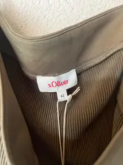 Vorschaubild 4 von Damen Trägertop Gr. 42 Grün Casual Falten Top