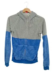 Vorschaubild 1 von Damen Sweatjacke Kapuzenjacke Gr. 36/S Grau Blau Sportlich