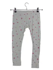 Vorschaubild 1 von Kids Mädchen Leggings Gr. 152 Grau Pink Sterne Glitzer