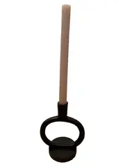 Vorschaubild 1 von Kerzenhalter Ring Design Modern Metall Schwarz 17cm