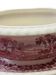 Vorschaubild 2 von Rusticana Sauciere Rot Porzellan mit Unterteller 14cm
