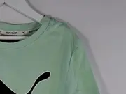 Vorschaubild 4 von Kinder Sport T-Shirt Gr. 164 Grün Logo-Print Baumwolle