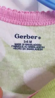 Vorschaubild 3 von Sommerkleid Mädchen Gr. 68 Grün Mehrfarbig Blumenmuster Casual