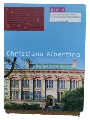 CHRISTIAN-ALBRECHTS-UNIVERSITÄT ZU KIEL Zeitschrift