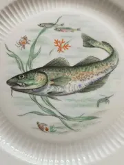 Vorschaubild 2 von KAISER Essteller 25cm Fisch Motiv Porzellan Mehrfarbig Naturbezogen Casual