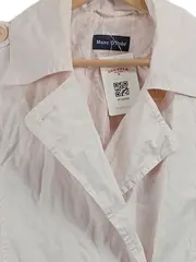 Vorschaubild 5 von Damen Trenchcoat Rosa Gr. 38 Baumwolle Klassisch