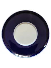 Vorschaubild 1 von Selektive Untertasse Kobaltblau Weiß Porzellan 14 cm
