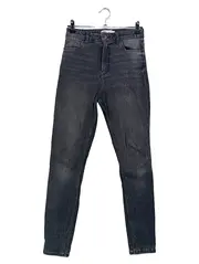 Vorschaubild 1 von Damen Jeans Regular Fit Grau Gr. S/36 Stretch Hose Baumwolle