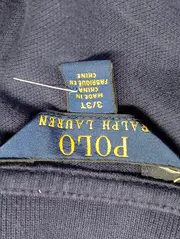 Vorschaubild 3 von Kinder Poloshirt Gr. 98 Blau Casual Preppy