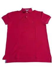 Vorschaubild 1 von Poloshirt Herren Rot Kurzarm Baumwolle Gr. S Casual