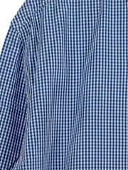 Vorschaubild 2 von Herren Business Hemd Slim Fit Kariert Blau Weiß Gr. XXL