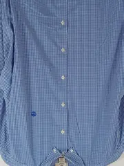 Vorschaubild 4 von Herren Business Hemd Slim Fit Kariert Blau Weiß Gr. XXL