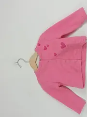 Vorschaubild 7 von Mädchen Strickjacke Gr. 86 Pink Herzen Casual