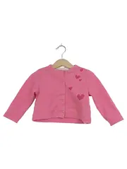 Vorschaubild 1 von Mädchen Strickjacke Gr. 86 Pink Herzen Casual