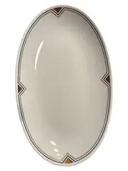 Vorschaubild 1 von Valentino Servierplatte Porzellan Geometrisch Weiß 25cm