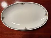 Vorschaubild 4 von Valentino Servierplatte Porzellan Geometrisch Weiß 25cm