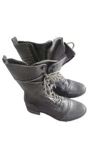 Vorschaubild 4 von Damen Schnürstiefel Stiefel Grau Gr. 36 Combat Boots