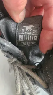 Vorschaubild 3 von Damen Schnürstiefel Stiefel Grau Gr. 36 Combat Boots