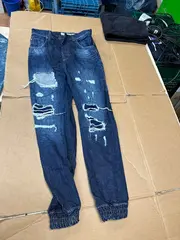 Vorschaubild 5 von Destroyed Jeans Herren Blau W29 L32 Jogger