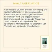 Vorschaubild 3 von Donna Leon Acqua alta Commissario Brunettis fünfter Fall Krimi