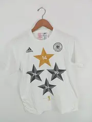 Vorschaubild 2 von Deutschland Fußball Trikot Weltmeister Sterne 176 Kinder WM 2014