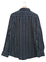 Vorschaubild 2 von Herren Business Hemd gestreift Langarm Gr. 52/L Baumwolle Mehrfarbig