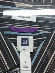 Vorschaubild 3 von Herren Business Hemd gestreift Langarm Gr. 52/L Baumwolle Mehrfarbig