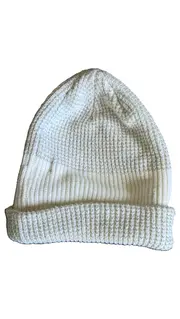 Vorschaubild 1 von Strickmütze Unisex Weiß Polyacryl Beanie Mütze Damen Herren