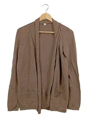 Vorschaubild 1 von Damen Strickjacke Gr. 40/L Braun Casual Baumwolle Cardigan