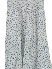 Vorschaubild 3 von FB Sister Sommerkleid Damen XXS Weiß Blumenmuster Viskose Trägerkleid