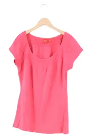 Vorschaubild 1 von Damen T-Shirt Rosa Gr. 32/XXS Casual Kurzarm Oberteil