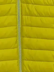 Vorschaubild 4 von Steppjacke Damen 42/XL Gelb Gesteppt mit Kapuze Reißverschluss