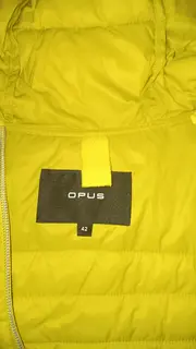 Vorschaubild 6 von Steppjacke Damen 42/XL Gelb Gesteppt mit Kapuze Reißverschluss