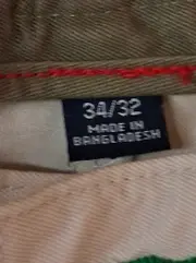 Vorschaubild 4 von Herren Chino Stoffhose W34 Beige Klassisch Baumwolle