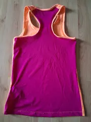 Vorschaubild 5 von Damen Sportshirt Dri-Fit Tanktop Ärmellos Gr. S Orange Polyester