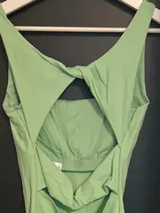 Vorschaubild 4 von Damen Body Bodysuit Gr. 38/M Grün Sportlich Cut-Outs