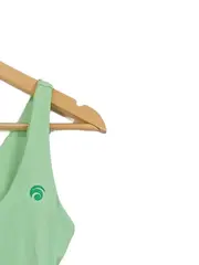 Vorschaubild 3 von Damen Body Bodysuit Gr. 38/M Grün Sportlich Cut-Outs