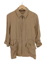 Vorschaubild 1 von Damen Leichte Jacke Gr. 34;XS Beige Baumwolle Casual Übergangsjacke