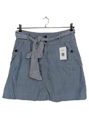 Vorschaubild 1 von A-Linienrock Damen Blau Gr. 38 Midirock Baumwolle Freizeit Uni