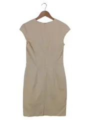 Vorschaubild 2 von Damen Etuikleid Gr. 36/S Beige Business Elegant Kleid