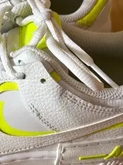 Vorschaubild 8 von Air Force 1 Shadow Damen Sneaker Gr. 38 Weiß Neon Gelb Sportlich