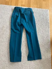 Vorschaubild 6 von Damen Anzughose Schlaghose Petrol Schlitz Elegant Gr. M 38
