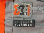 Vorschaubild 3 von WÜRTH MODYF Arbeitshose Herren Grau W40/56/3XL DE 27 Praktisch Robust